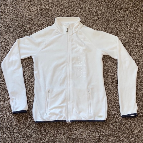 Calvin Klein Jackets & Blazers - CK Cream Fleece Jacket